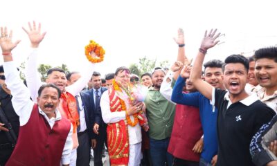 मुख्यमंत्री पुष्कर सिंह धामी का बनबसा में भव्य स्वागत, सीएम ने जताया आभार…