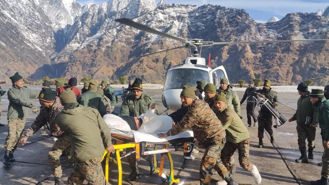 माणा हिमस्खलन में फंसे श्रमिकों को निकालने के लिए रेस्क्यू ऑपरेशन जारी , अब तक 47 श्रमिक बचाए गए…. माणा हिमस्खलन में फंसे श्रमिकों को निकालने के लिए रेस्क्यू ऑपरेशन जारी , अब तक 47 श्रमिक बचाए गए….
