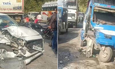 बाड़वाला में विक्रम और कार की जोरदार भिड़ंत, कई लोग घायल….