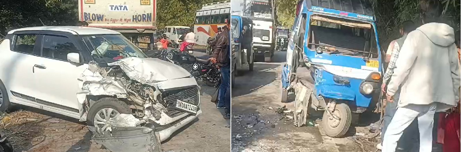 बाड़वाला में विक्रम और कार की जोरदार भिड़ंत, कई लोग घायल…. बाड़वाला में विक्रम और कार की जोरदार भिड़ंत, कई लोग घायल….