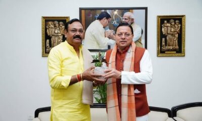 सीएम धामी ने भाजपा किसान मोर्चा के राष्ट्रीय अध्यक्ष राजकुमार चाहर से की भेंट, संगठन और किसान कल्याण पर हुई चर्चा…..