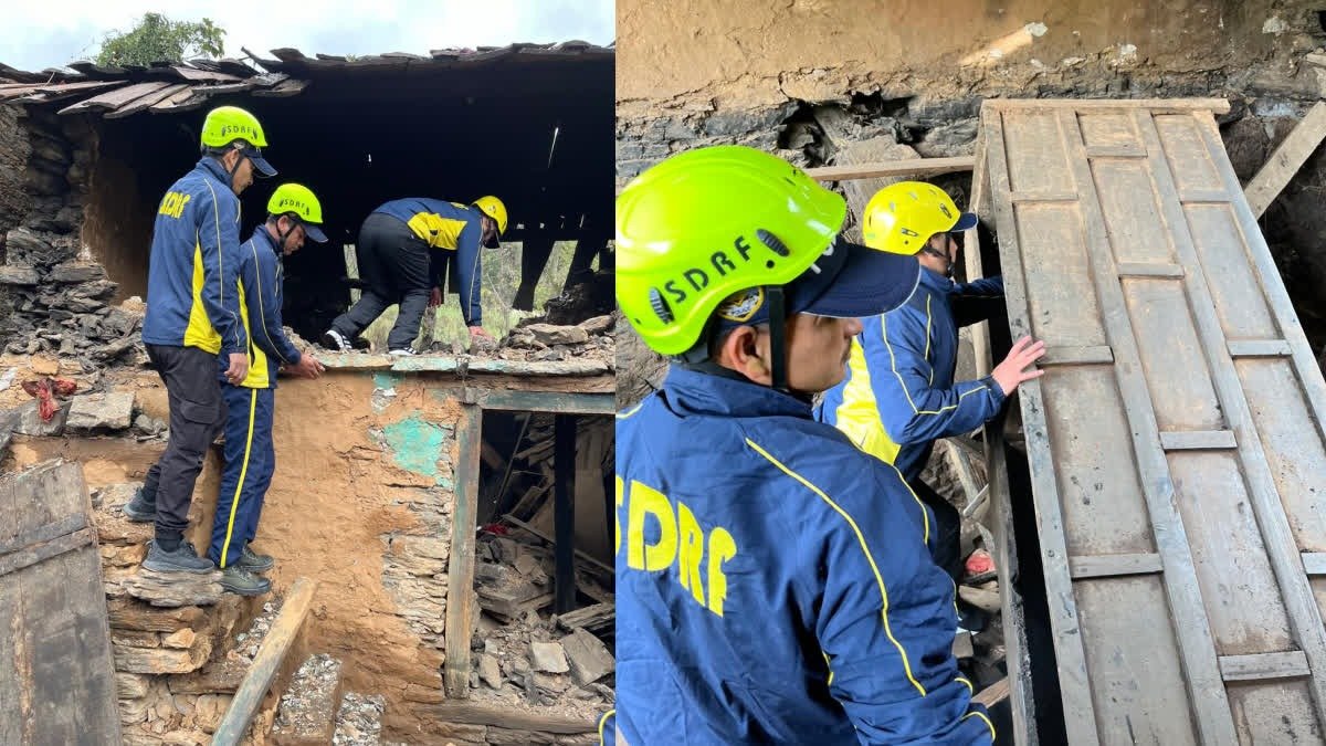 बागेश्वर में बारिश के चलते मकान ढहने से आठ लोग दबे, एसडीआरएफ ने किया रेस्क्यू… बागेश्वर में बारिश के चलते मकान ढहने से आठ लोग दबे, एसडीआरएफ ने किया रेस्क्यू…