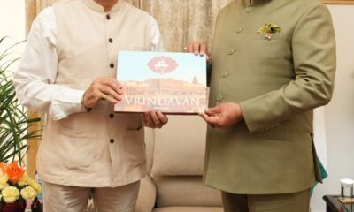 राजभवन में राज्यपाल गुरमीत सिंह से मिले राजीव रौतेला , भेंट में दी वृंदावन पर लिखित पुस्तक….