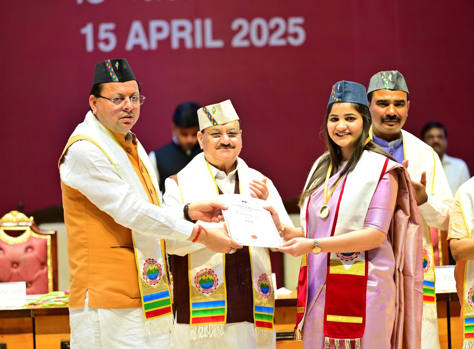 ऋषिकेश AIIMS का पांचवां दीक्षांत समारोह संपन्न, केंद्रीय स्वास्थ्य मंत्री जे.पी. नड्डा और मुख्यमंत्री धामी रहे मौजूद… ऋषिकेश AIIMS का पांचवां दीक्षांत समारोह संपन्न, केंद्रीय स्वास्थ्य मंत्री जे.पी. नड्डा और मुख्यमंत्री धामी रहे मौजूद…