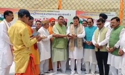 सीएम धामी का खटीमा दौरा , 213 फीट ऊंचे तिरंगे का किया भूमि पूजन और शिलान्यास…..