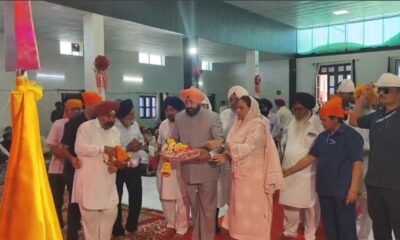 राज्यपाल गुरमीत सिंह ने पत्नी संग गुरुद्वारे में की अरदास, प्रदेशवासियों की खुशहाली की कामना….