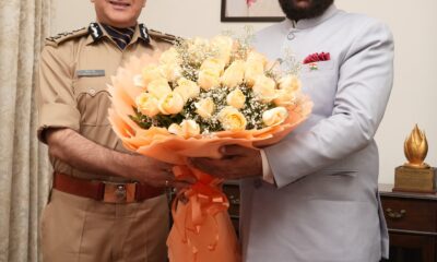 राज्यपाल से मिले पुलिस महानिदेशक दीपम सेठ , सुरक्षा, नशामुक्ति और पुलिस प्रशिक्षण पर की चर्चा…..