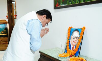 डॉ. भीमराव अंबेडकर जयंती पर मुख्यमंत्री धामी ने किया नमन , संविधान निर्माता को पुष्प अर्पित कर किया नमन…..