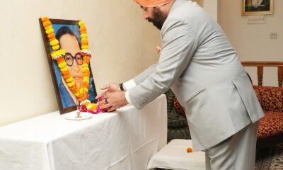 राज्यपाल गुरमीत सिंह ने बाबासाहेब आंबेडकर की जयंती पर अर्पित की श्रद्धांजलि, बताया प्रेरणा का स्रोत….
