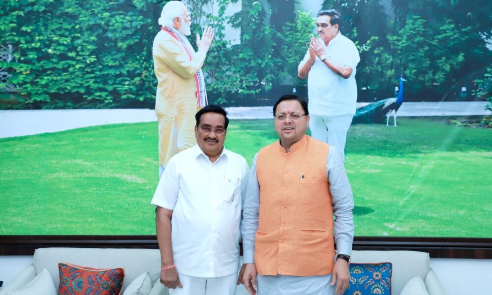 केंद्रीय जल शक्ति मंत्री C R Paatil से सीएम धामी ने की मुलाकात, जल विद्युत परियोजनाओं पर की चर्चा….