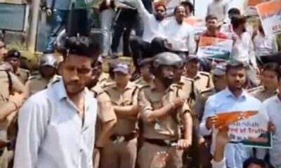 ईडी मुख्यालय के बाहर यूथ कांग्रेस का प्रदर्शन , केंद्र सरकार पर लगाये गंभीर आरोप….