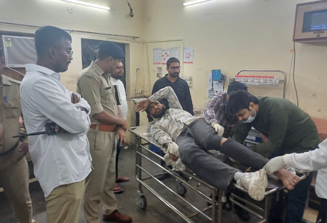 हरियाणा का एक बदमाश घायल, दूसरा फरार…. हरियाणा का एक बदमाश घायल, दूसरा फरार….