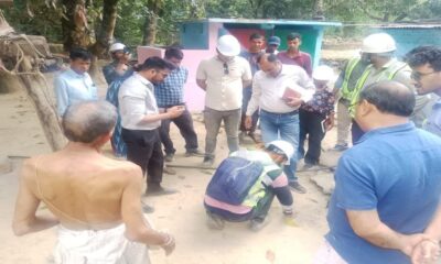 नैनीताल के इस गांव में ब्लास्टिंग से डरे लोग, घर-आंगन और खेतों में पड़ी दरारें