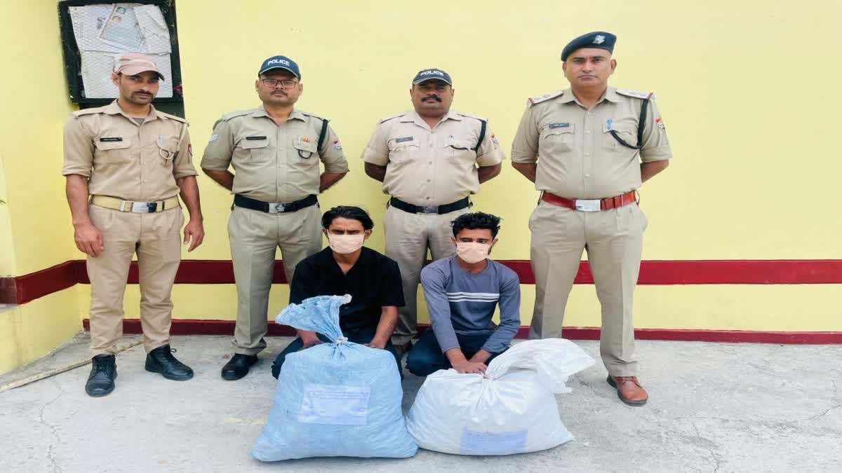 सल्ट में चेकिंग के दौरान दो युवक गांजा तस्करी में गिरफ्तार, लाखों की कीमत का माल बरामद… सल्ट में चेकिंग के दौरान दो युवक गांजा तस्करी में गिरफ्तार, लाखों की कीमत का माल बरामद…