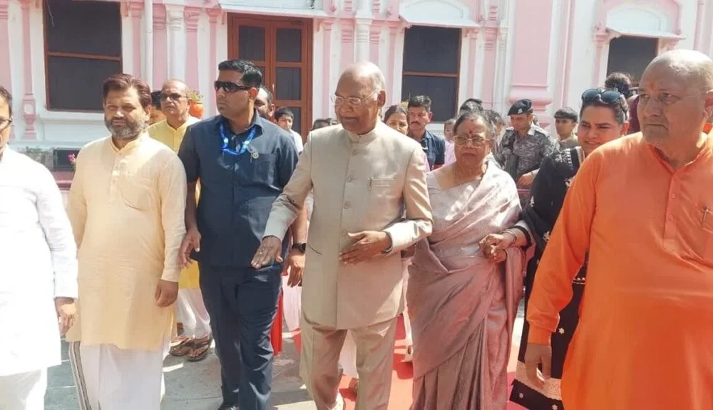 हरिद्वार पहुंचे पूर्व राष्ट्रपति रामनाथ कोविंद, बोले– वन नेशन वन इलेक्शन से दोगुना होगा विकास…