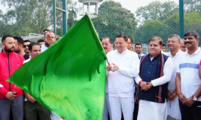 मुख्यमंत्री धामी ने ‘अहिल्या स्मृति मैराथन’ को दिखाई हरी झंडी, युवाओं संग दौड़ लगाकर बढ़ाया उत्साह…..