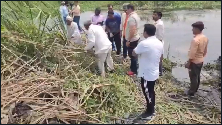 हरिद्वार सांसद त्रिवेंद्र सिंह रावत ने चलाया स्वच्छता अभियान, बाणगंगा को पुनर्जीवित करने का लिया संकल्प