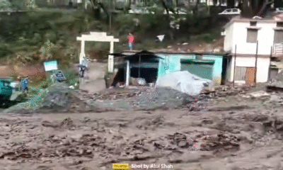 पीपलकोटी के पास बरसाती नाला उफान पर, मलबे की चपेट में आए वाहन….