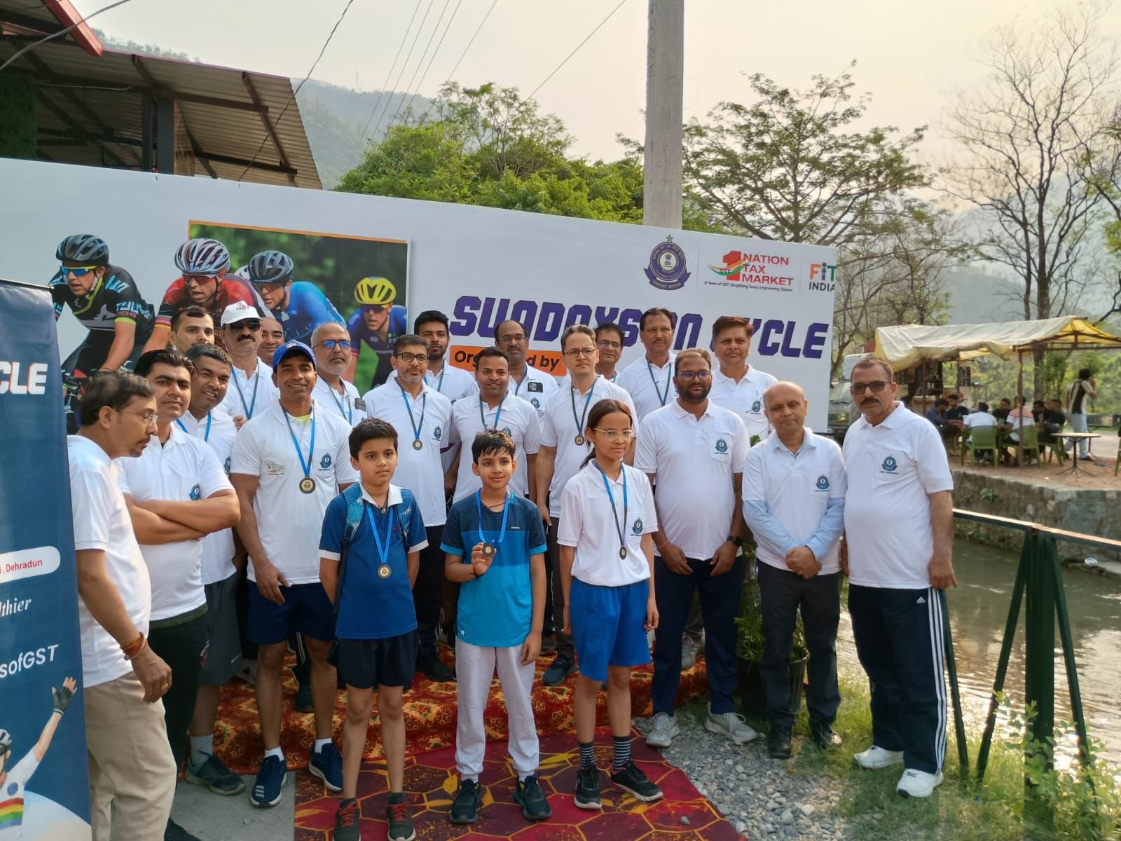जीएसटी की 8वीं वर्षगांठ से पूर्व देहरादून में आयोजित हुई साइकिल मैराथन… जीएसटी की 8वीं वर्षगांठ से पूर्व देहरादून में आयोजित हुई साइकिल मैराथन…