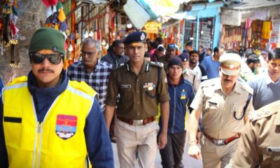 एडीजी वी. मुरुगेशन ने बद्रीनाथ धाम में सुरक्षा व्यवस्थाओं का लिया जायजा, जवानों से संवाद कर बढ़ाया उत्साह…..