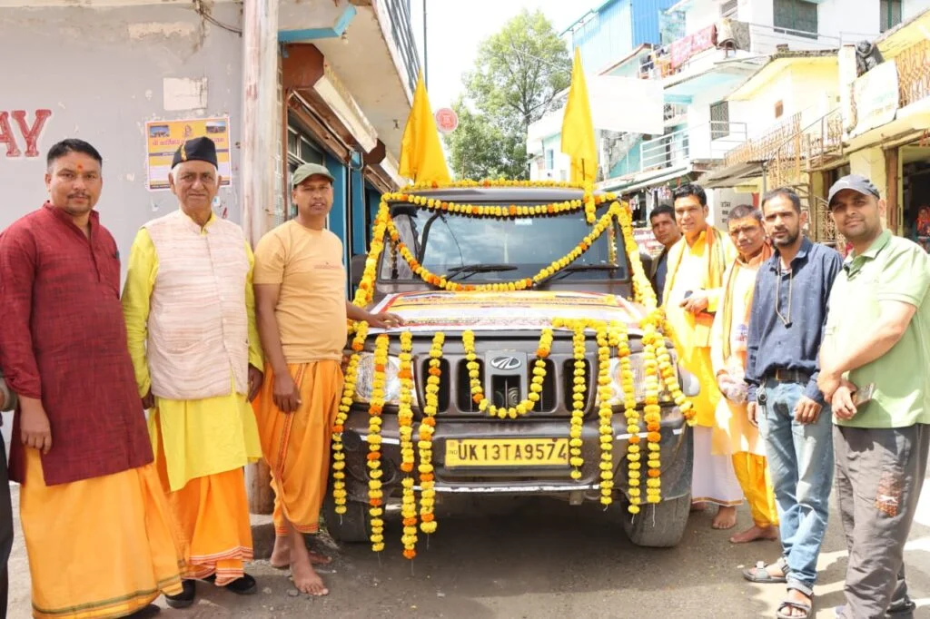भगवान कार्तिकेय स्वामी की मूर्ति बद्रीनाथ धाम यात्रा के लिए रवाना, 4 जून को बसुधारा स्नान…..