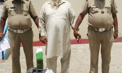 खानपुर में अवैध कच्ची शराब की भट्टी पकड़ी गई, एक तस्कर गिरफ्तार – 1000 लीटर लाहन किया गया नष्ट