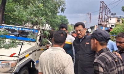 बारिश ने मचाया कहर, एफआरआई के पास गिरा पेड़, एक की मौत, एक घायल…