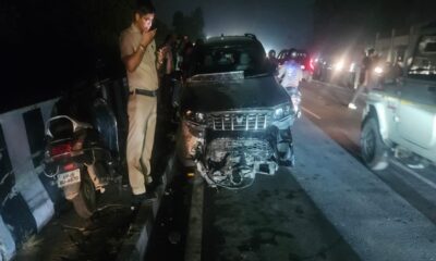 देहरादून में तेज रफ्तार स्कॉर्पियो ने मारी तीन दोपहिया वाहनों को टक्कर, तीन घायल; चालक गिरफ्तार….