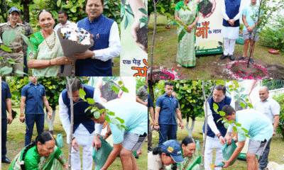 मुख्यमंत्री पुष्कर सिंह धामी ने मां के साथ किया पौधारोपण, दिया पर्यावरण बचाने का भावनात्मक संदेश