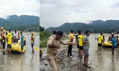 यमुना नदी के टापू पर फंसे 11 लोगों का सफल रेस्क्यू, SDRF और पुलिस की तत्परता से टली अनहोनी