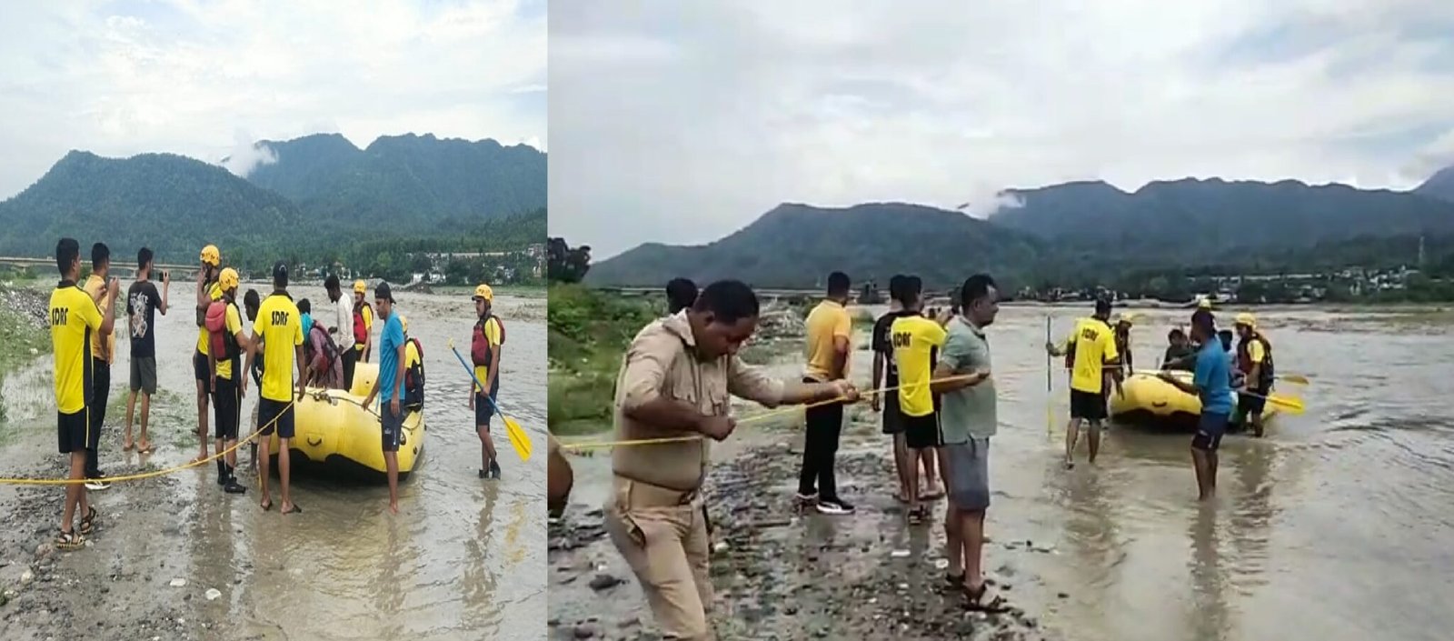 यमुना नदी के टापू पर फंसे 11 लोगों का सफल रेस्क्यू, SDRF और पुलिस की तत्परता से टली अनहोनी
