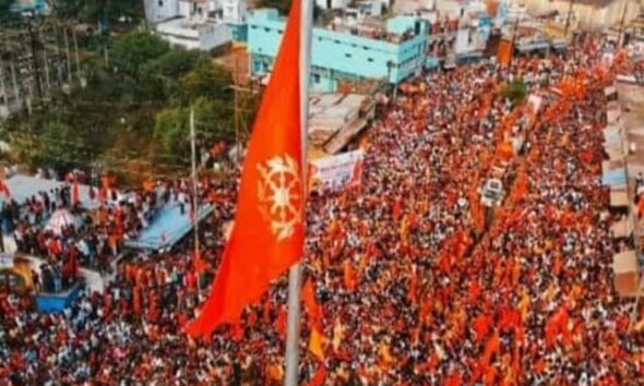 हरिद्वार में लहराएगा विश्व का सबसे ऊंचा भगवा ध्वज, मुख्यमंत्री ने किया शिलान्यास