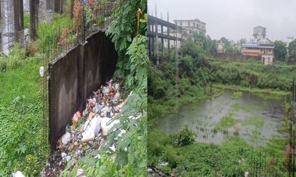 ‘आधुनिक बस अड्डा’ बना गड्ढा, मोटर नगर घोटाले पर फूटा लोगों का गुस्सा