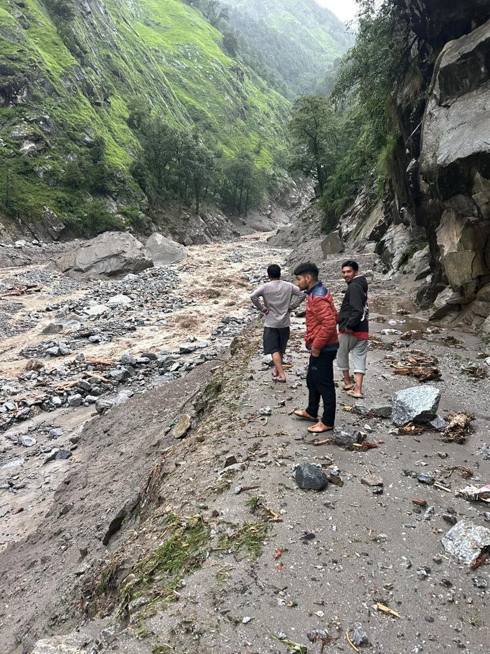 धारचूला की दारमा वैली में तीजम पुल बहा