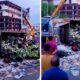 आम का ट्रक पलटा, रिस्पना पुल पर अफरा-तफरी