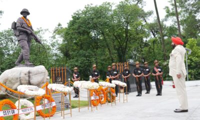 राज्यपाल ने कारगिल विजय दिवस पर शहीदों को दी श्रद्धांजलि!