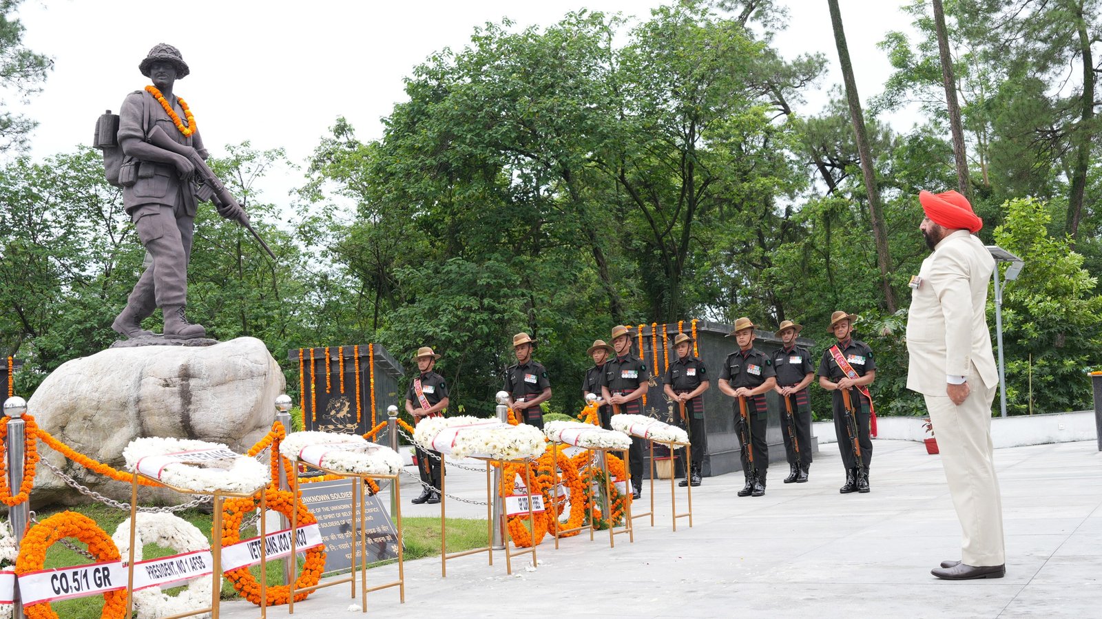 राज्यपाल ने कारगिल विजय दिवस पर शहीदों को दी श्रद्धांजलि!