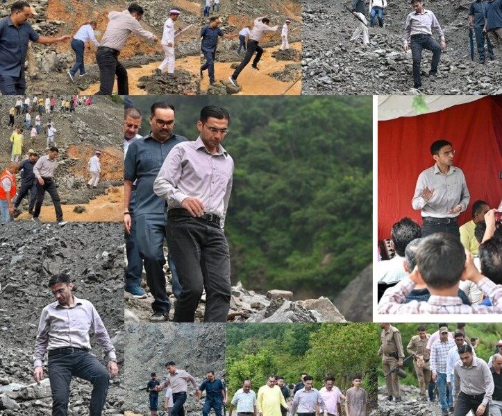 डीएम सविन बंसल पहुंचे बटोली गांव, ग्रामीणों को दी राहत की बड़ी सौगात