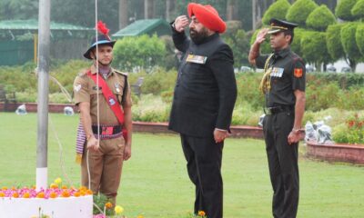 राज्यपाल गुरमीत सिंह ने राजभवन में ध्वजारोहण कर दी स्वतंत्रता दिवस की शुभकामनाएं