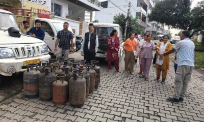 देहरादून में अवैध गैस रिफिलिंग का भंडाफोड़, 36 सिलेंडर जब्त, डीएम के आदेश पर बड़ी कार्रवाई l