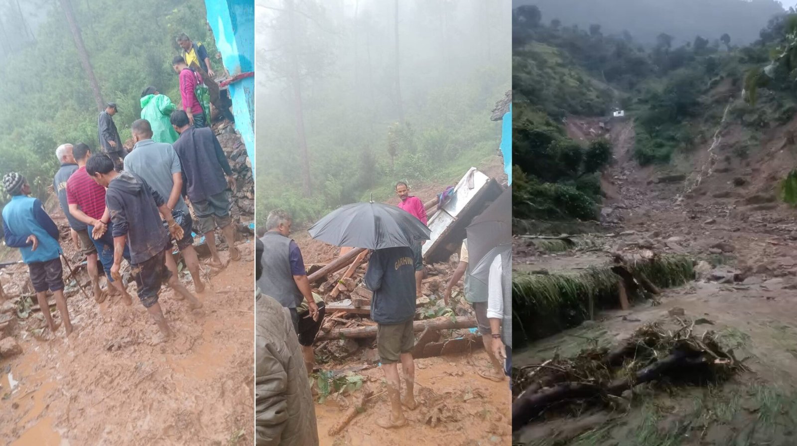 उत्तराखंड में बादल फटने से तबाही: कई इलाकों में भारी नुकसान, एक महिला की मौत, कई लापता l उत्तराखंड में बादल फटने से तबाही: कई इलाकों में भारी नुकसान, एक महिला की मौत, कई लापता l
