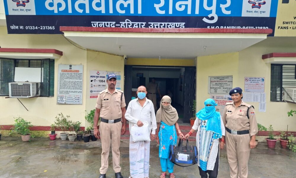 हरिद्वार में नशा तस्करों पर पुलिस का शिकंजा, 8 किलो गांजा बरामद!