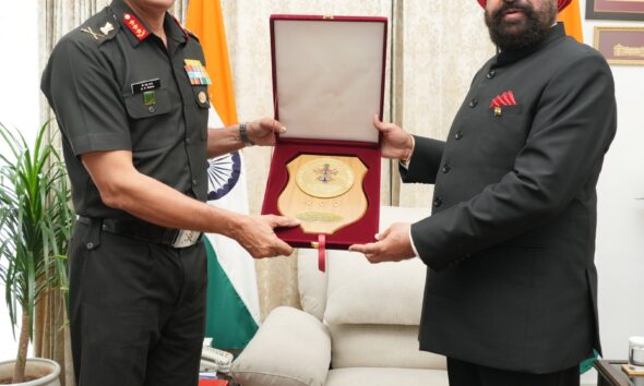 राज्यपाल से लेफ्टिनेंट जनरल डी.एस. राणा की शिष्टाचार भेंट, राष्ट्रीय सुरक्षा और पूर्व सैनिक कल्याण पर हुई चर्चा!