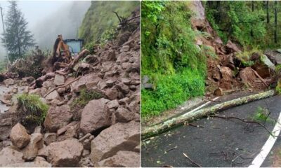 उत्तरकाशी में कुदरत का कहर, गंगोत्री और यमुनोत्री एनएच अवरुद्ध, लोग परेशान