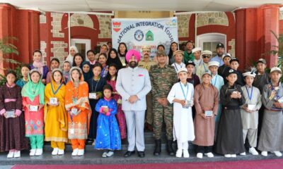 राज्यपाल गुरमीत सिंह से मिले नुब्रा घाटी के छात्र-छात्राएं, जानिए उनकी खास ‘राष्ट्रीय एकता यात्रा’ की वजह!