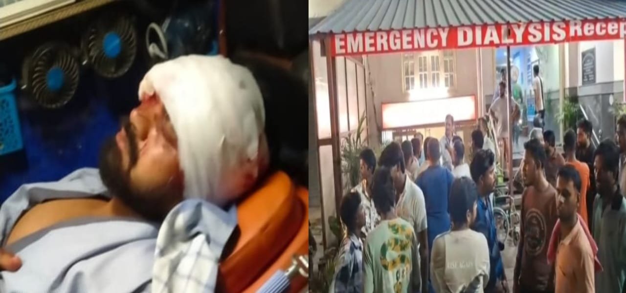 कटारपुर गांव में मंदिर के अंदर युवक को सिर में मारी गोली, हालत नाजुक