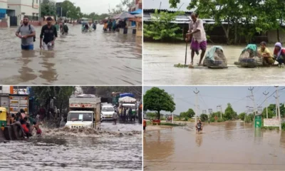 साहूवाल में चार फीट तक पानी, जलभराव में फंसे लोग l