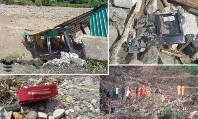 मजाडा गांव मेंआधी रात फटा बादल, घर हिलने लगे, बाहर मची अफरातफरी — 15 मिनट की देरी मौत बन जाती l