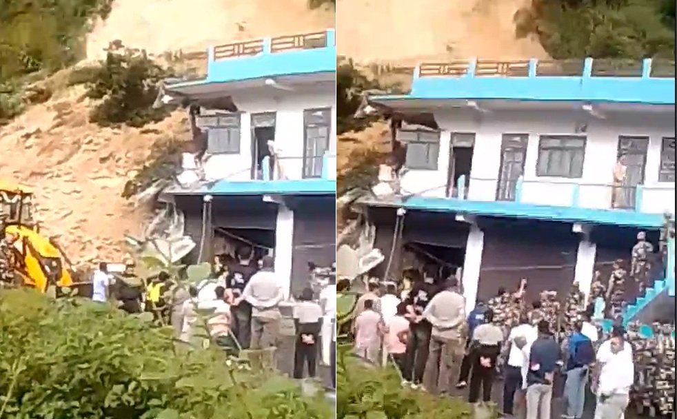 डीडीहाट-भनडा मार्ग पर भूस्खलन, महिला की मलबे में दबकर मौत l