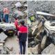 लैंडस्लाइड की चपेट में आई बोलेरो, दो की दर्दनाक मौत, तीन घायल l